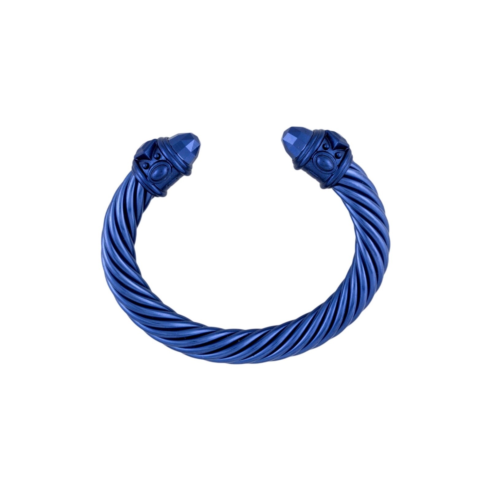 David Yurman Dark Blue Aluminum Renaissance Cuff
