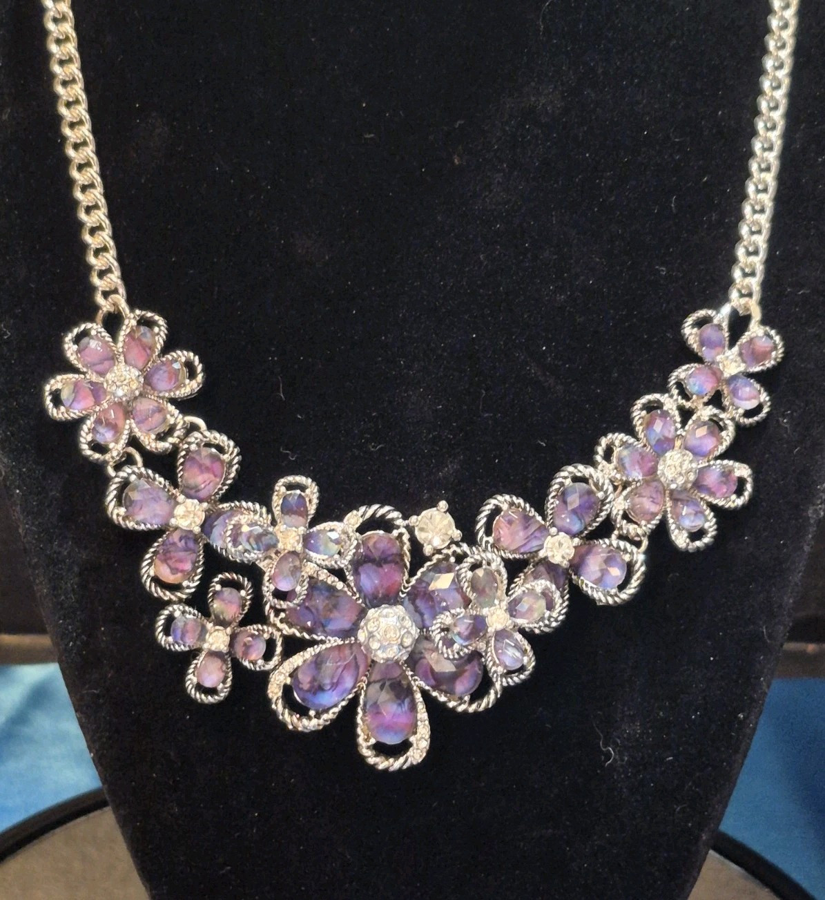 NWT! DANA BUCHMAN FASHION JEWELRY SET PURPLE DESIGNER SIGNED (952)