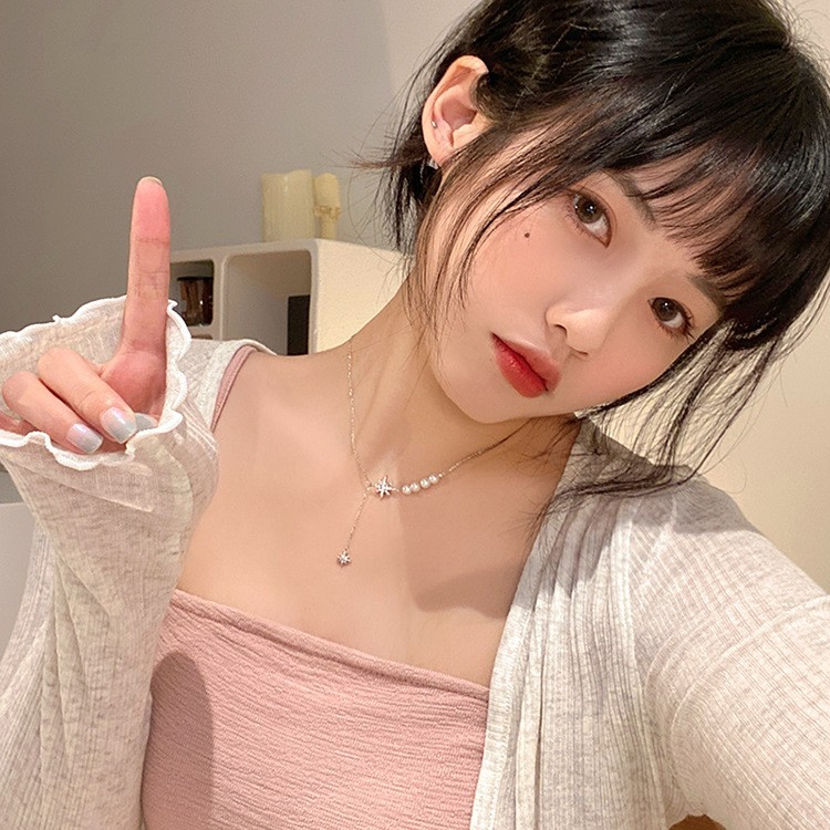 1 Pcs Elegant Pearl Choker Gold Copper Minimalist Chain, Daily Charm