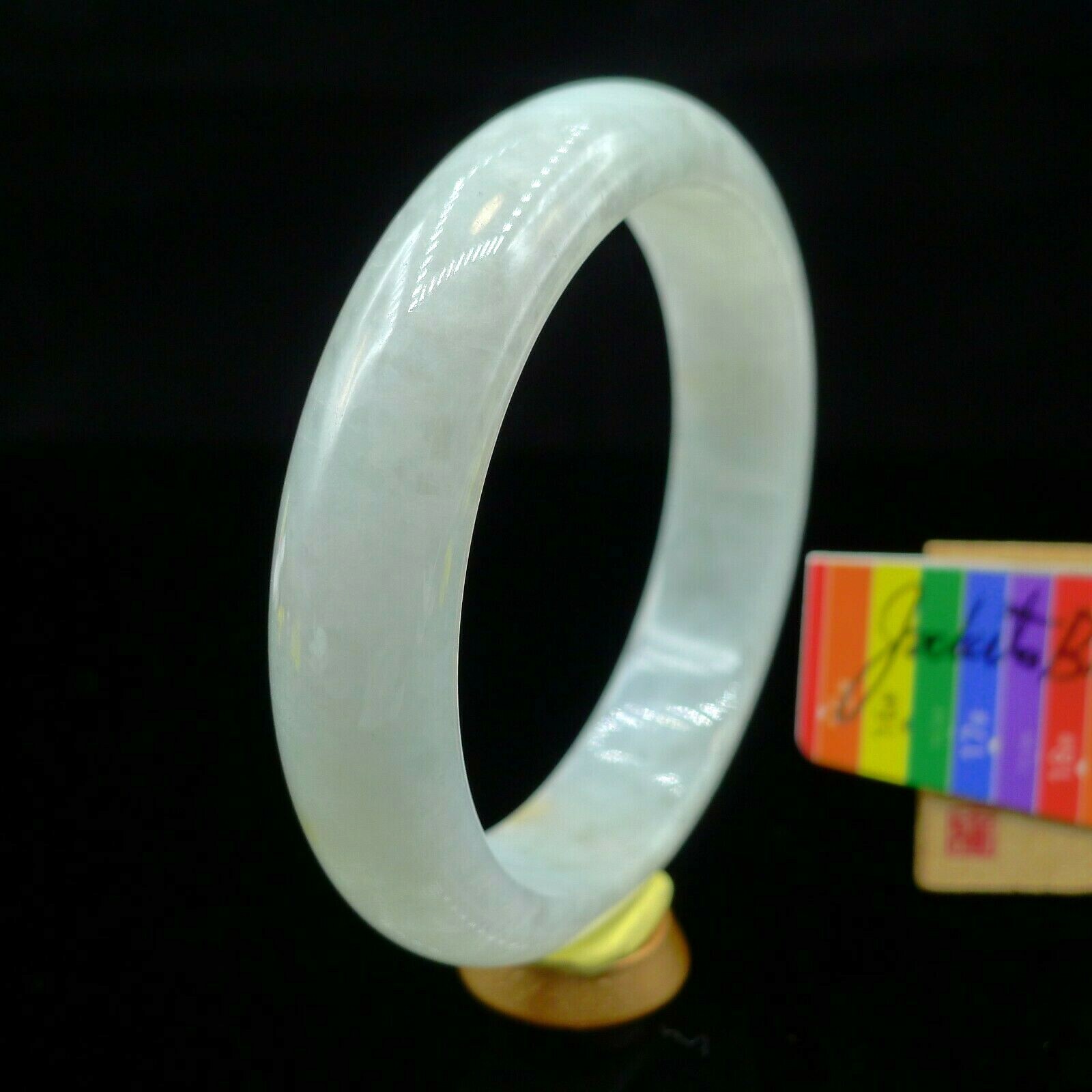 【JadeiteBird】53mm Certified 100% Natural Grade A Jadeite Jade Bangle Bracelet