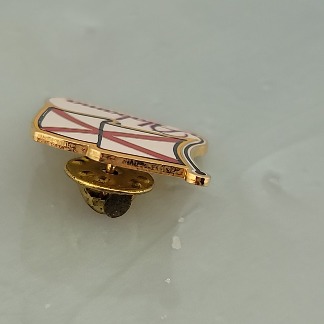 State of Alabama AL Flag Bike Motorcycle Hat Cap lapel Pin