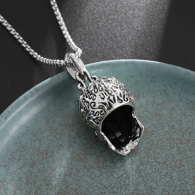 New Men’s Fashion Jewelry Skull Cross Calavera Day Of The Dead Pendant Necklace