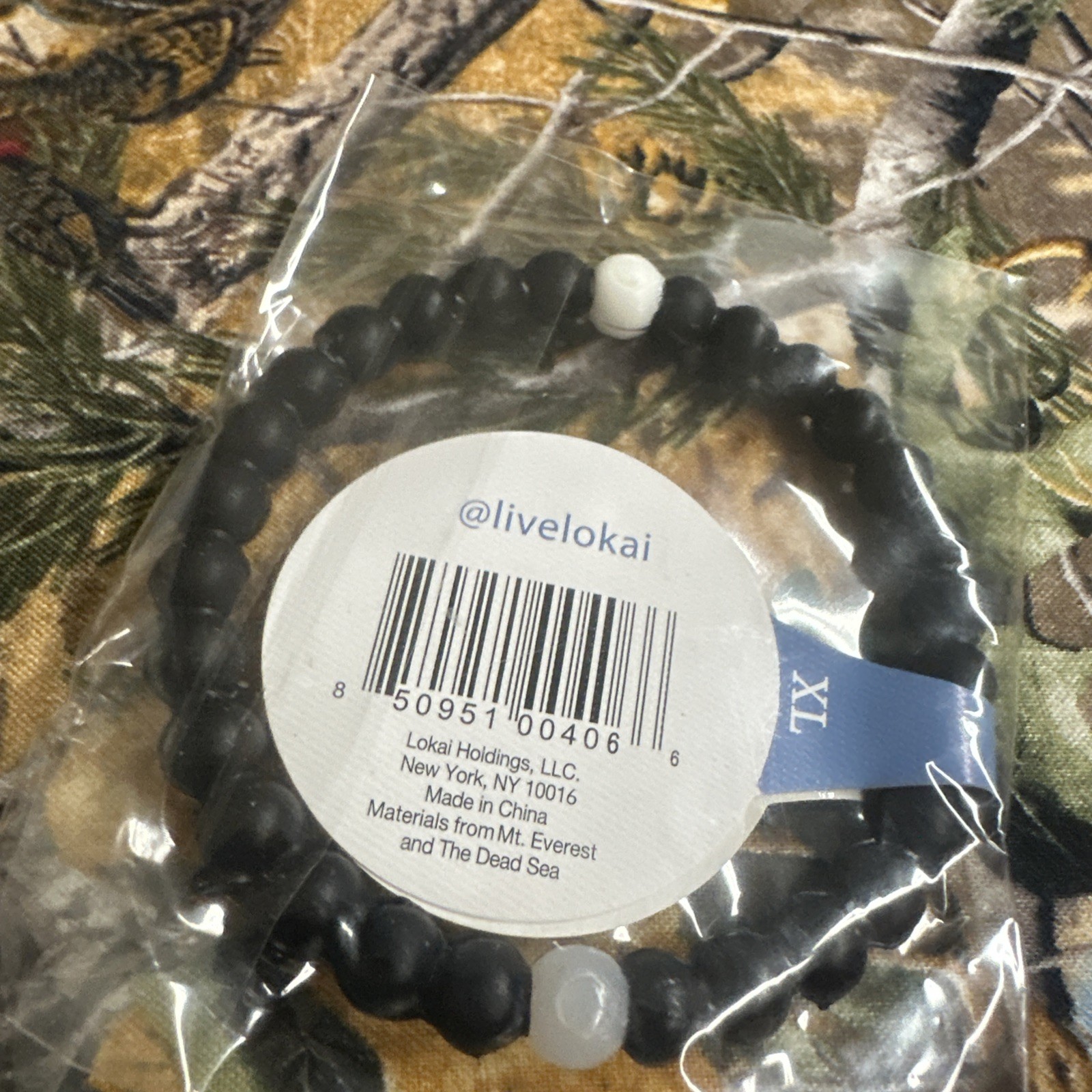 Lokai Bracelet Black XL