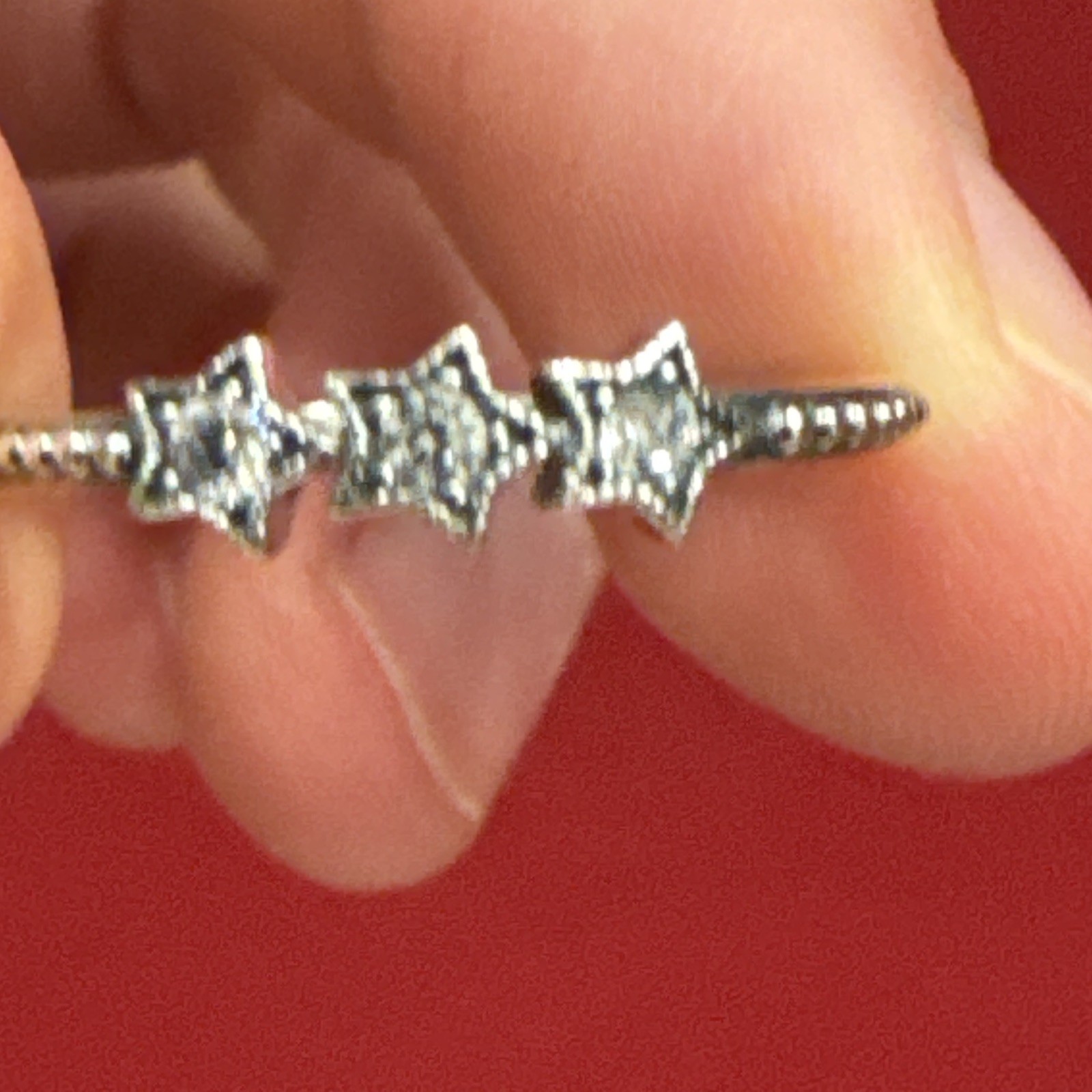 Pandora Celestial Stars Ring Size 7 Sterling Silver 925 CZ Authentic w/ Box