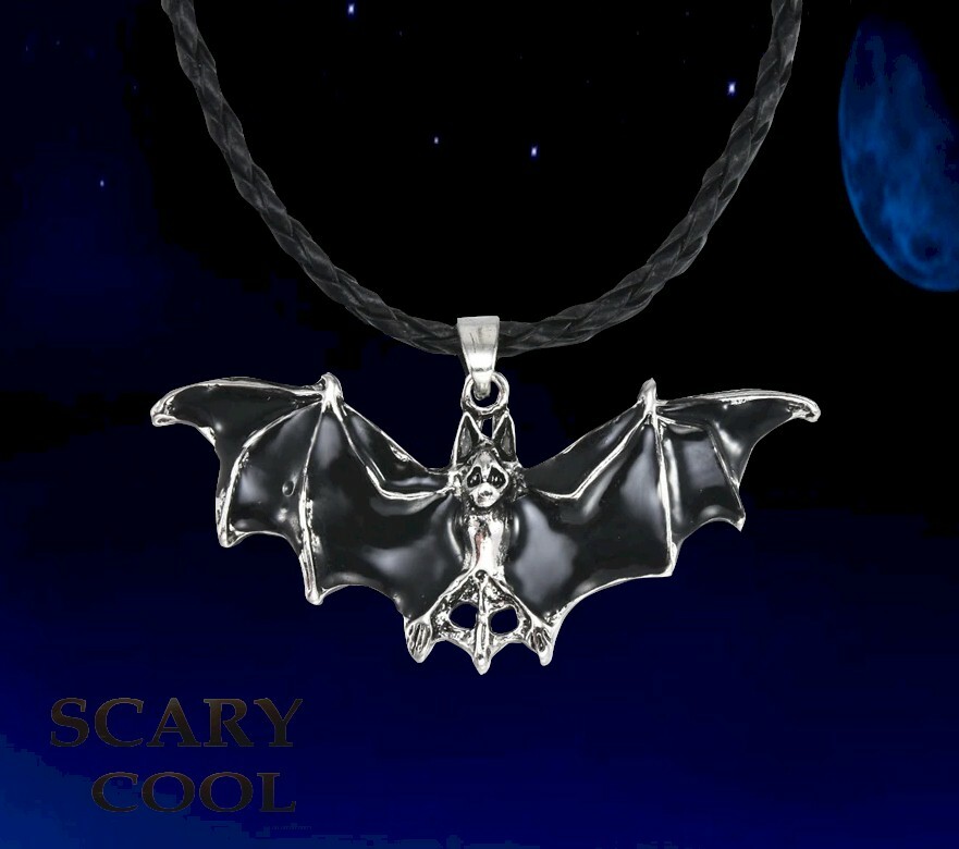 New Bat Gothic Wings Halloween Vampire Punk Biker Necklace
