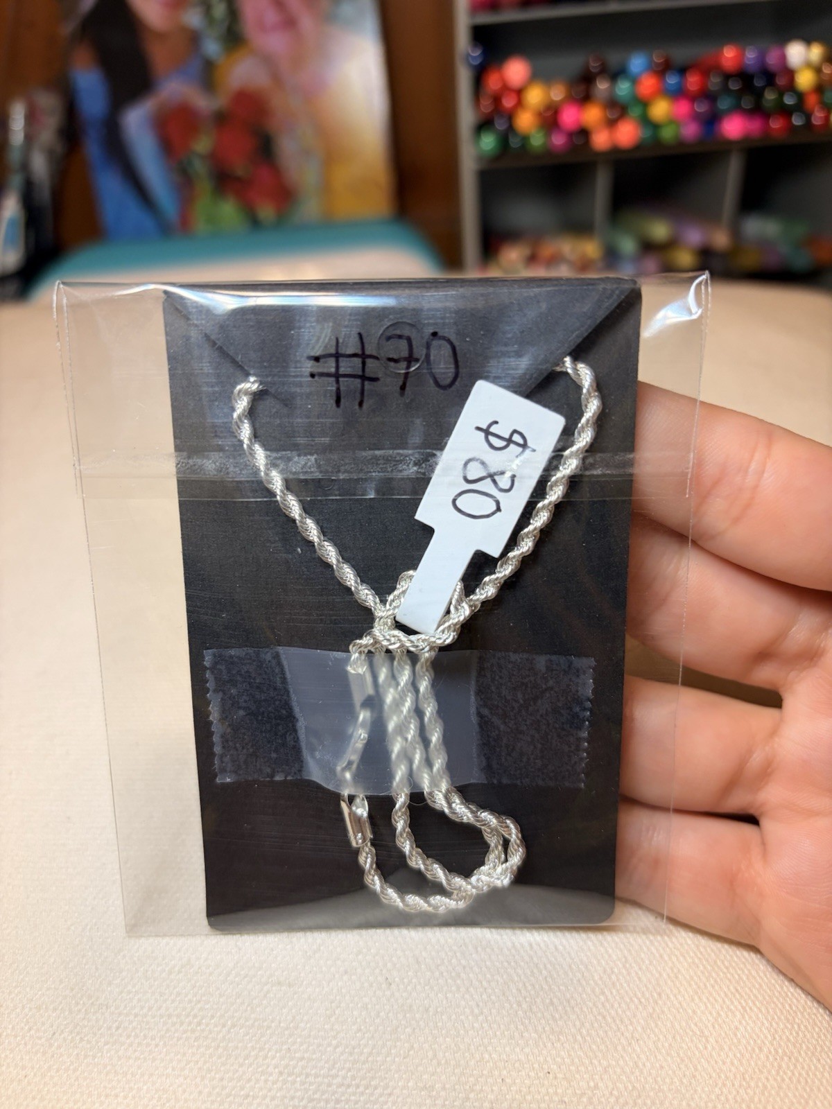 Chain Twisted Rope (925 silver) “18inch / 2mm”