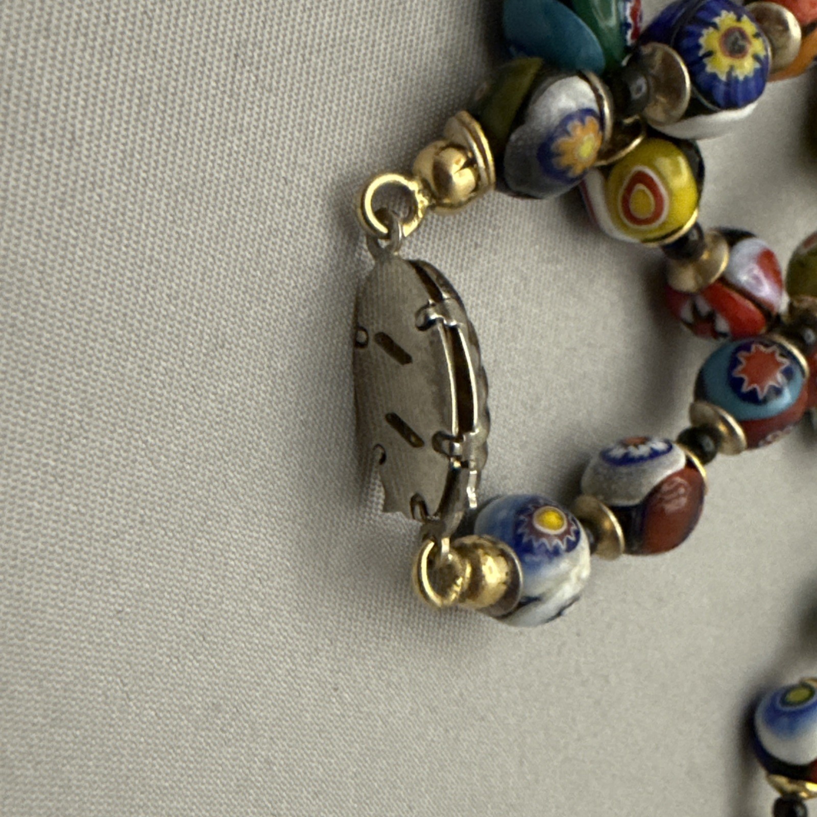 Murano Glass Beads Necklace 33.5″ (AB106)