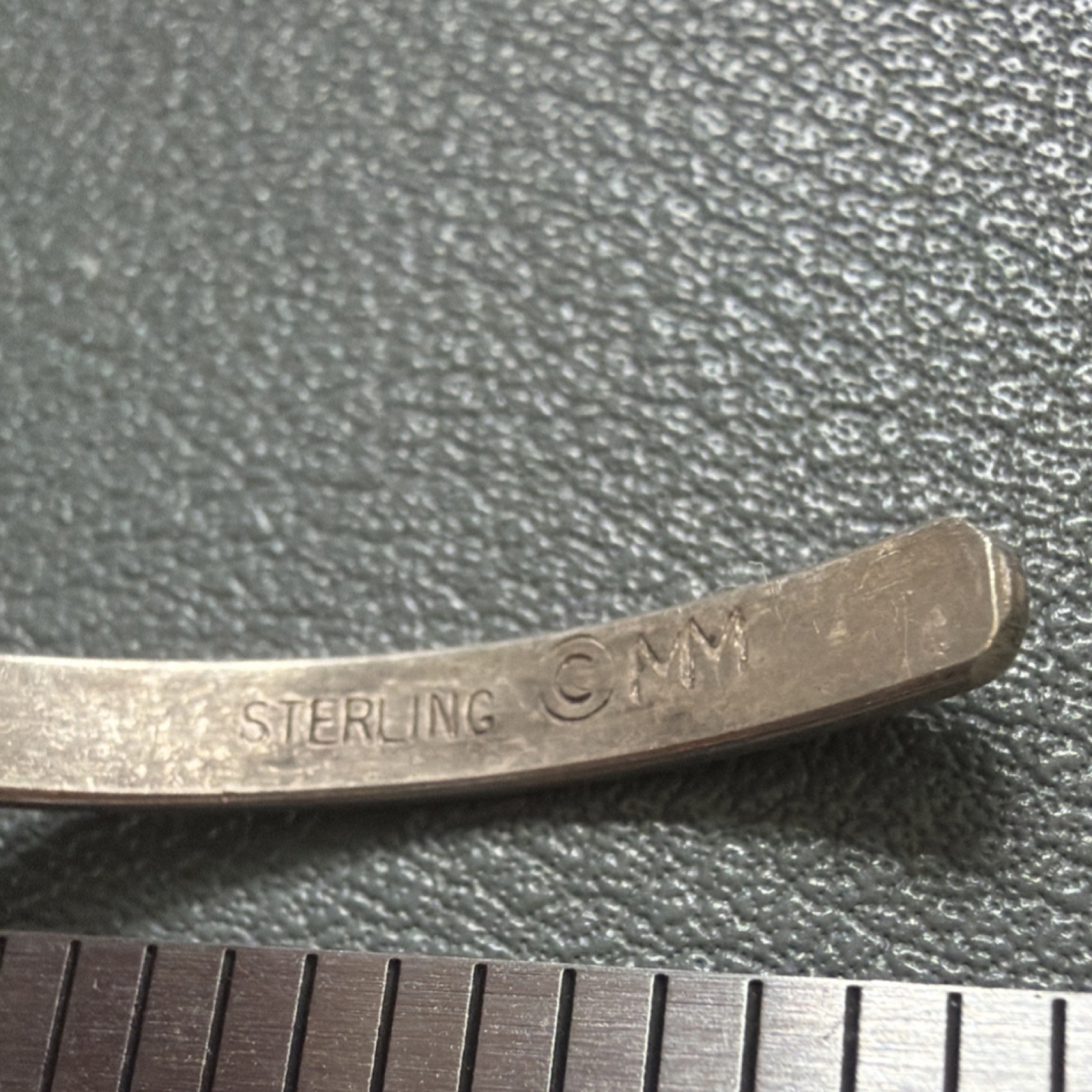 Sterling Silver Engraved ‘sweet pea’ Cuff Bracelet Child size, little girl