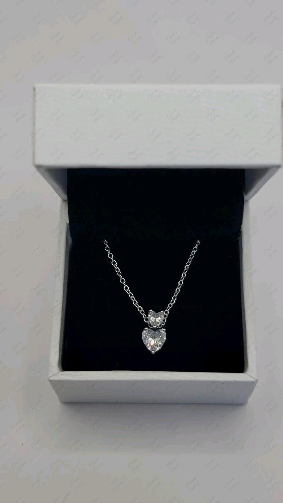 🔅Authentic Pandora Necklace Two-tone Circles With Earrings Gift Set In Box