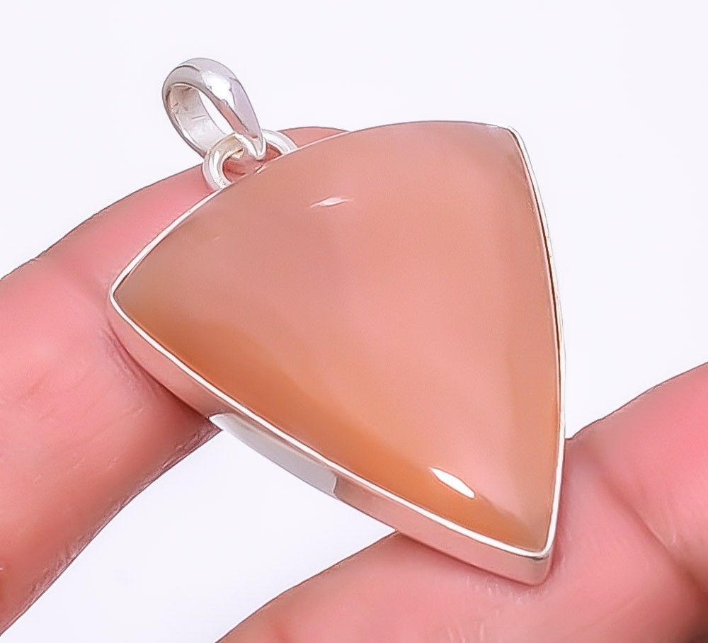 Moonstone – Sri Lanka 925 Sterling Silver Pendant 1.76″ P1972932, Christmas Gift