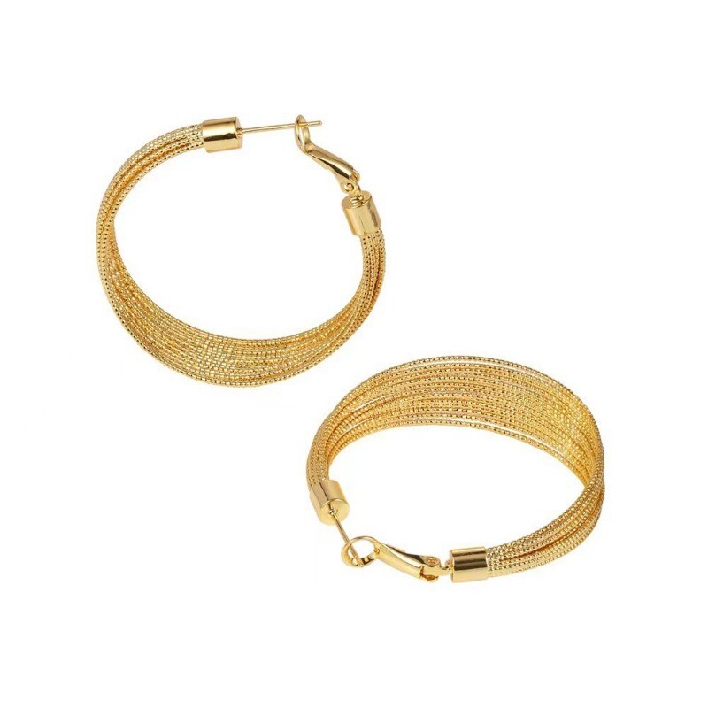 Elegant C-shaped earrings geometric metal circle earrings Wedding Jewelry Gifts