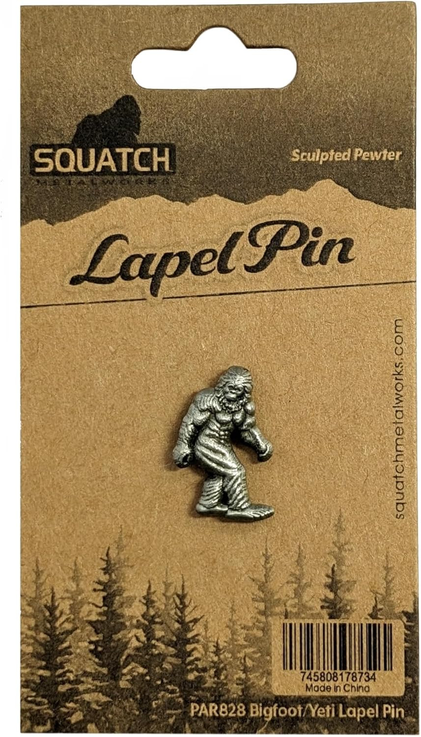 Bigfoot Enamel Lapel Pin – for Fans of Bigfoot and Sasquatch