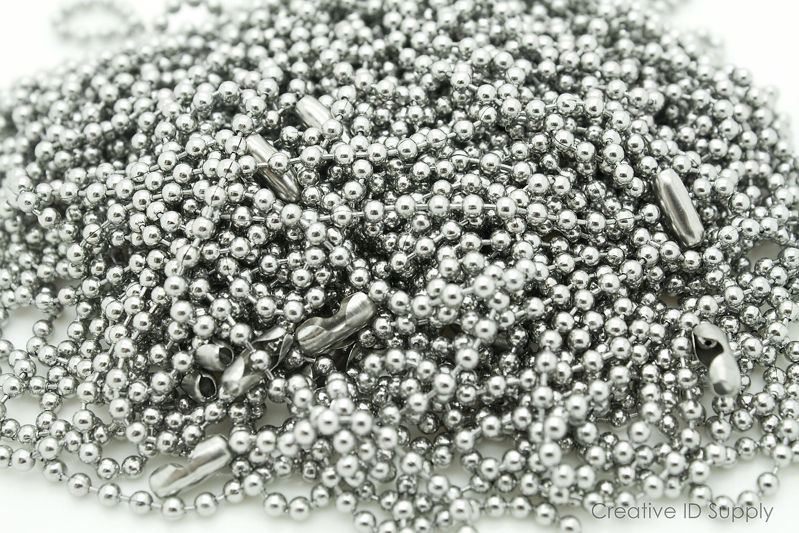 LOT 10 25 50 100 PCS HIGH QUALITY STAINLESS STEEL BALL CHAIN NECKLACES 2.4mm 30″