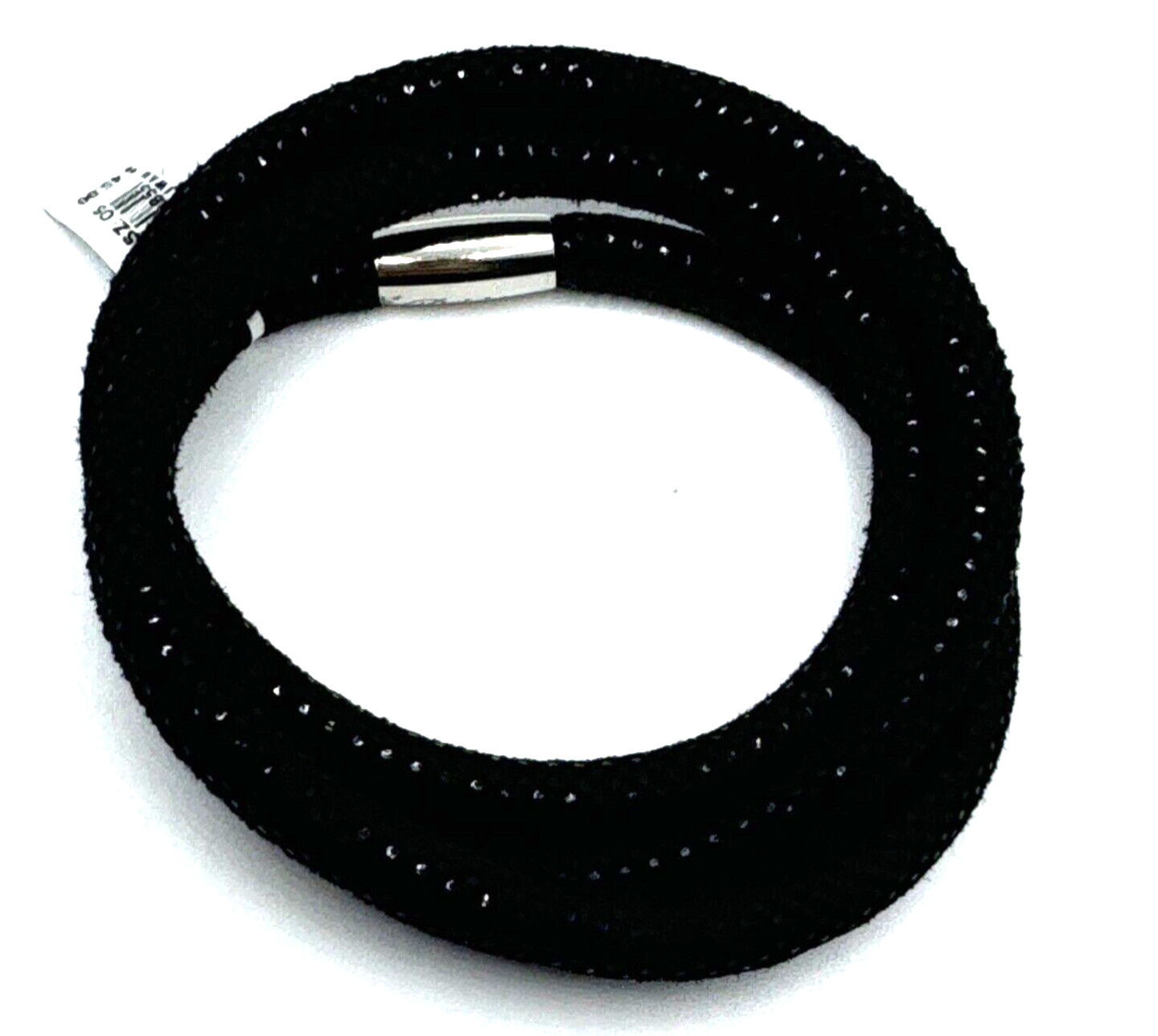 Brighton Woodstock Balck Sparkle Triple Bracelet 23in Add Charms NWT