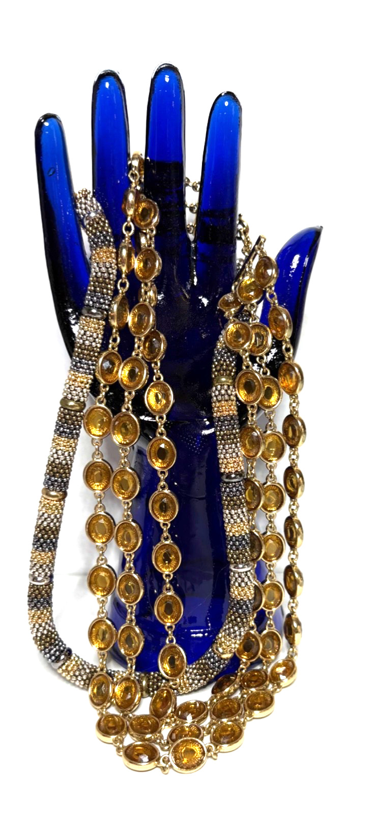 TWO Necklaces TALBOTS, BANANA REPUBLIC, VGC Upscale Fashion 17”-20”