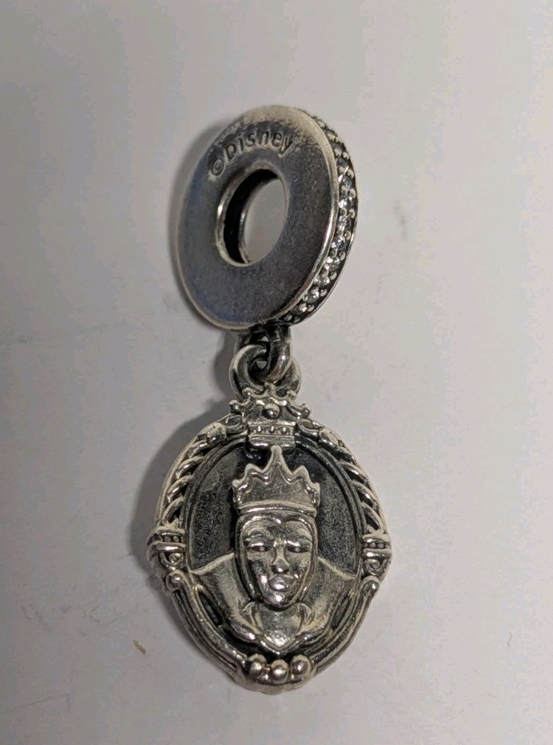 Pandora Disney Snow White Evil Queen Dangle Charm Sterling Silver 925