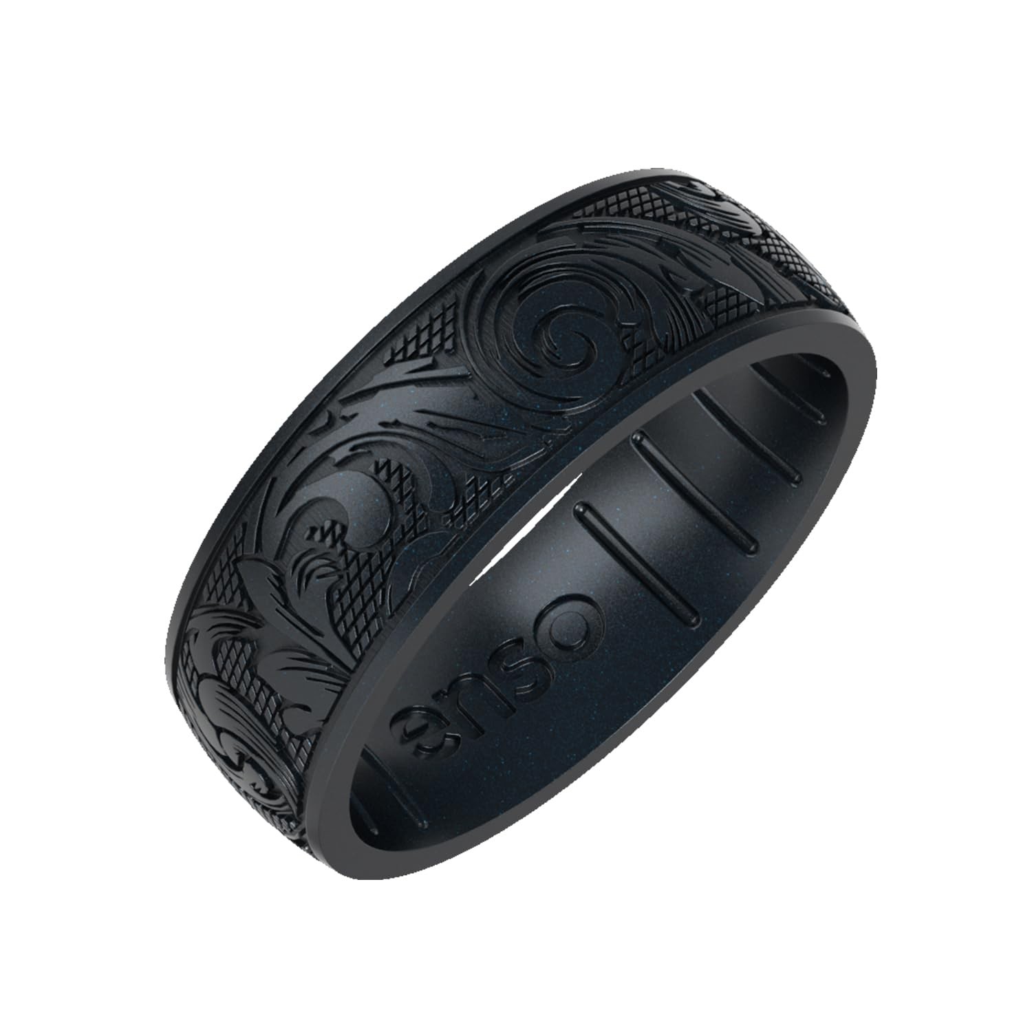 Signature Etched Collection – Etched Silicone Rings – Comfortable and Flexibl…
