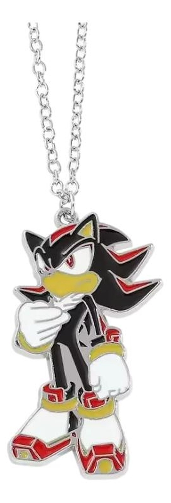 Sonic’s Shadow the Hedgehog Gaming Character Metal Enamel Pendant Necklace