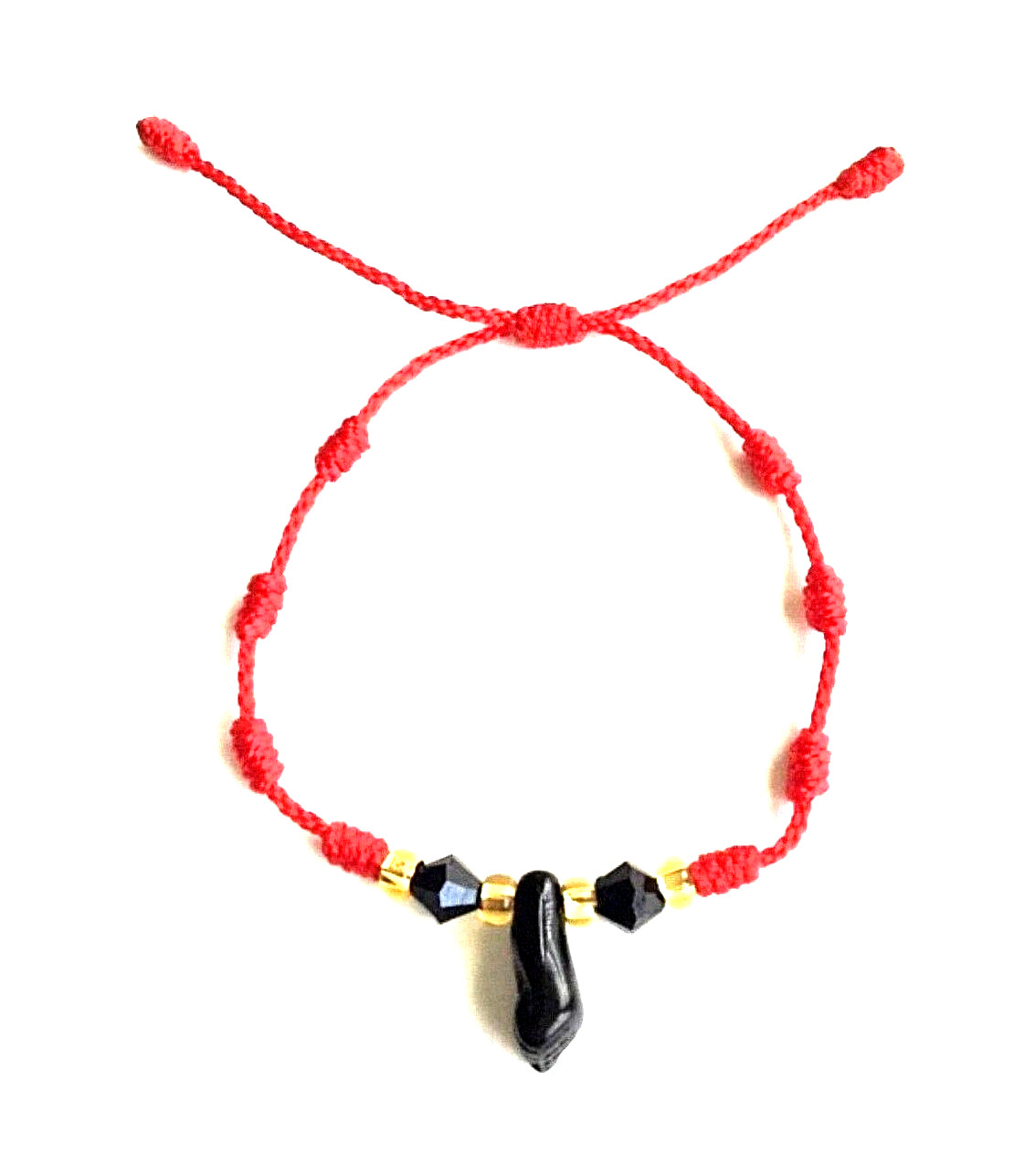 PULSERA ROJO DE AZABACHE PROTECCION Y SUERTE/AZABACHE RED BRACELET ADULT – B53