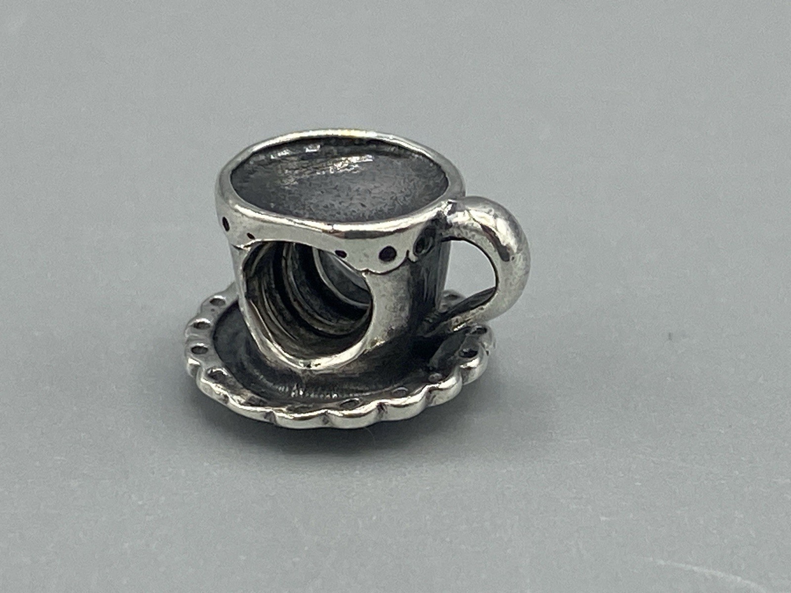 Authentic Pandora Moments Teacup Charm/Bead Silver 925 ALE 790361