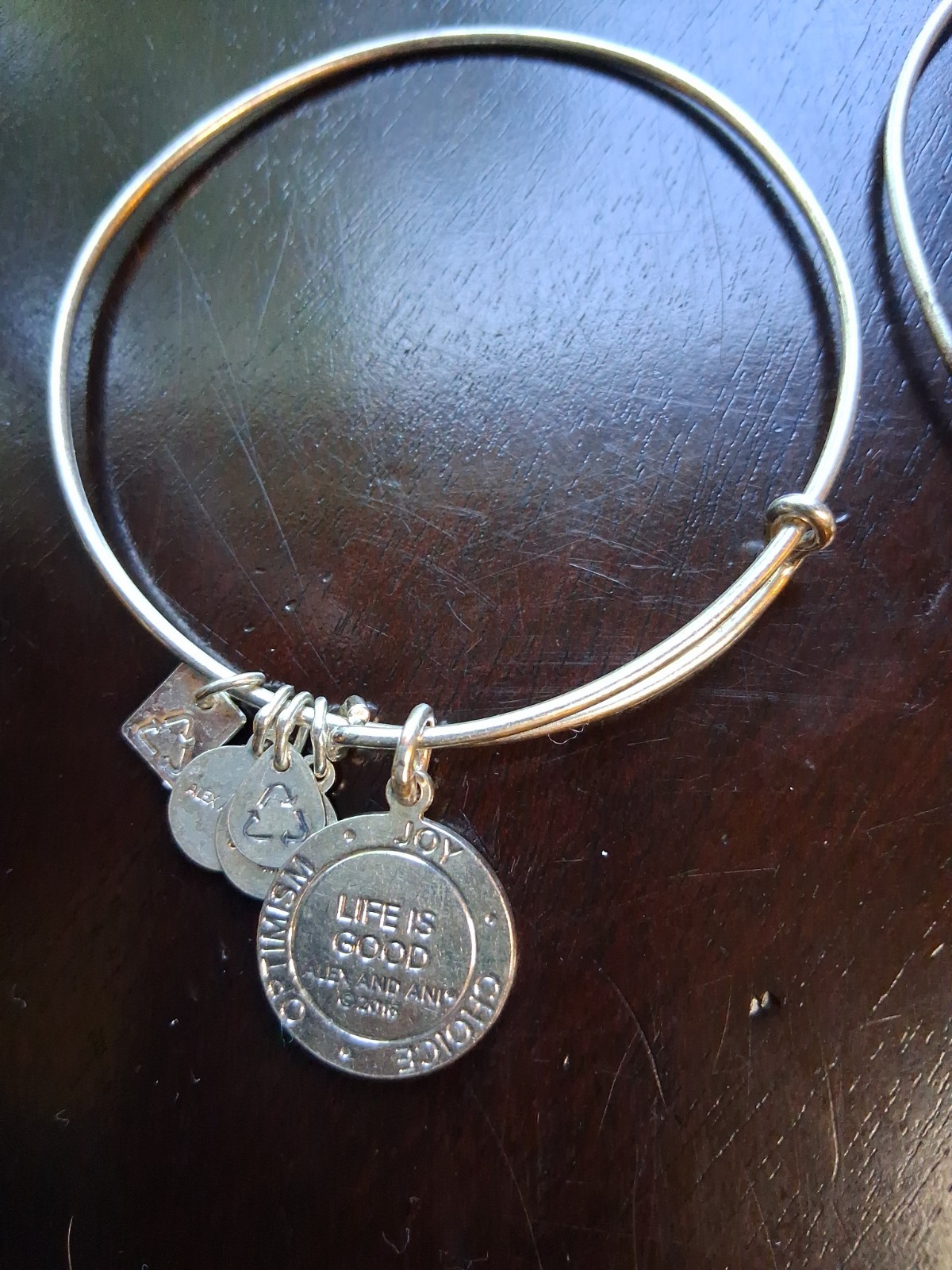 Alex & Ani, Footnote, Etc. Silver& Bronzetone, Charm Bracelet Lot Of 12 (As- Is)