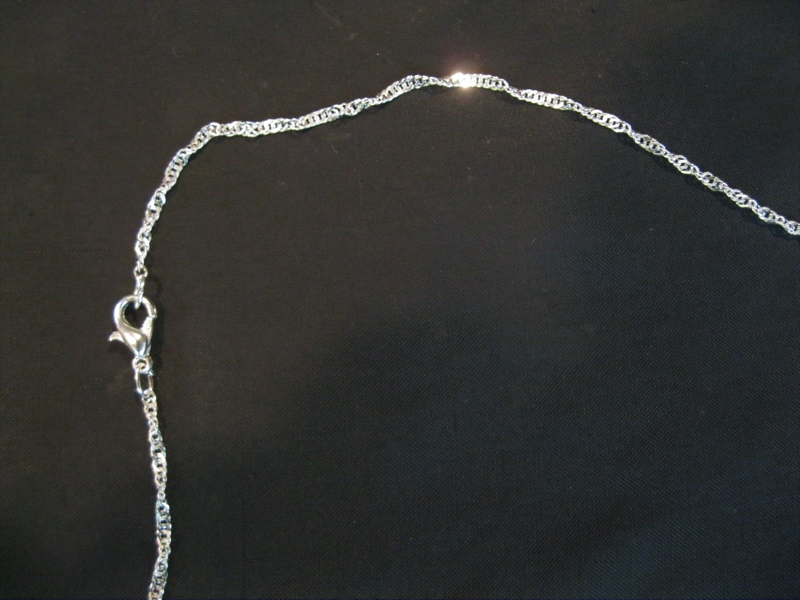 Sterling Silver fashion Jewelry 1.4mm Twisted Wave Chain 16″ Necklace