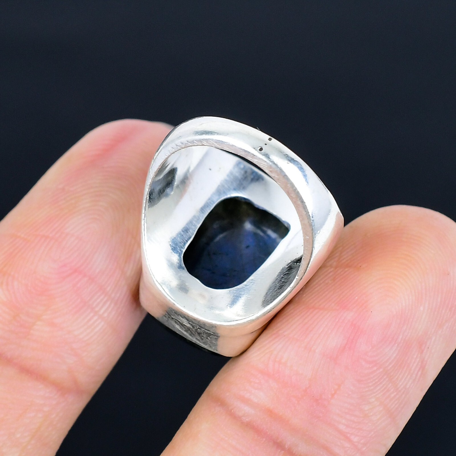 Labradorite Gemstone Ethnic Handmade Man’s Ring Jewelry Gift For Her LG-1124