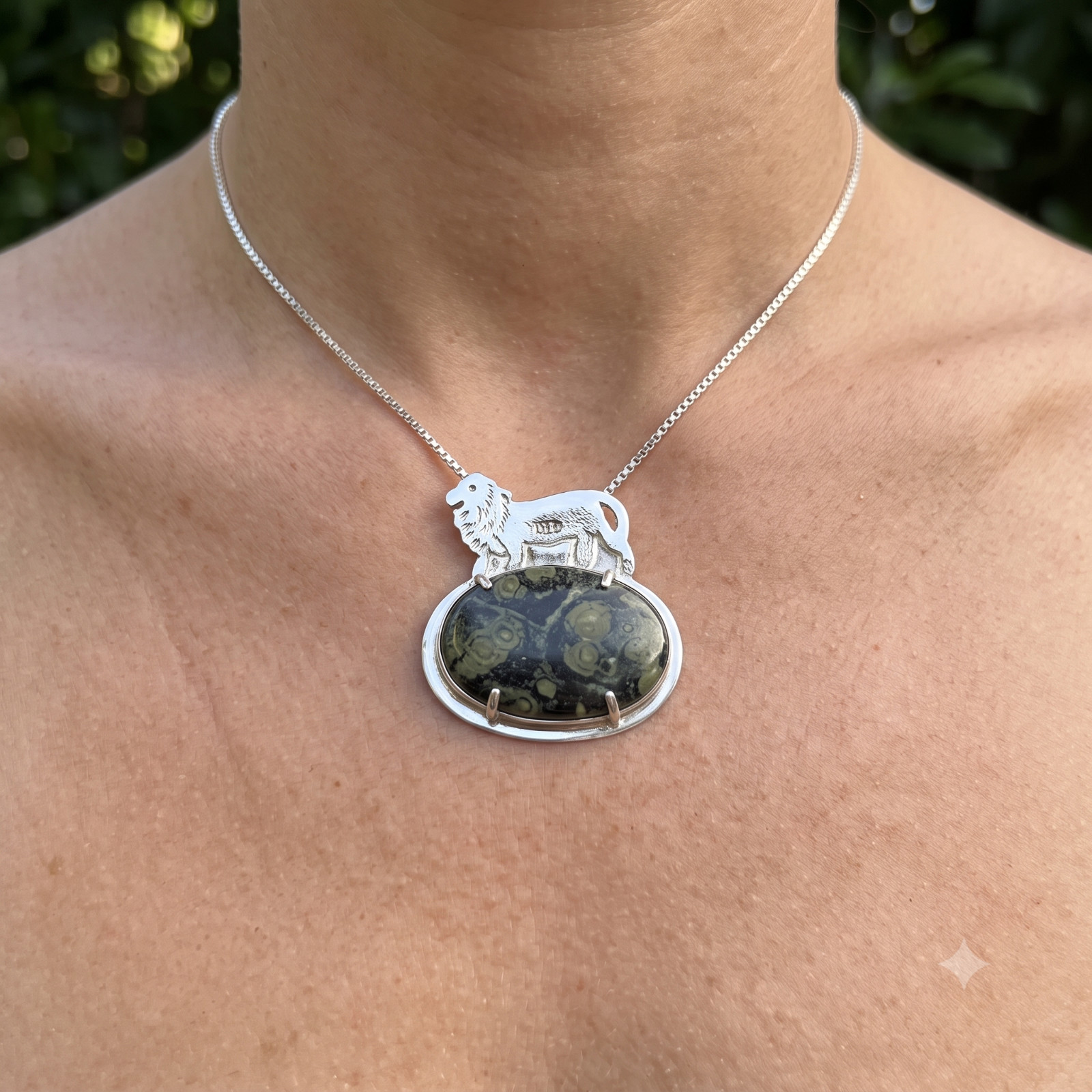 Sterling Silver Star Galaxy Bezel Set Unique Boho Birthday New Pendant Jewelry
