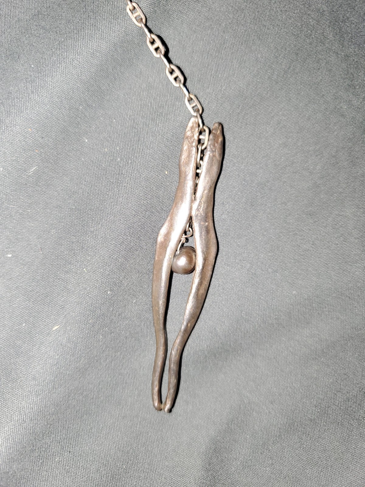 Necklace/Lariat of Baculum/Penis Bone By Levi Palmer