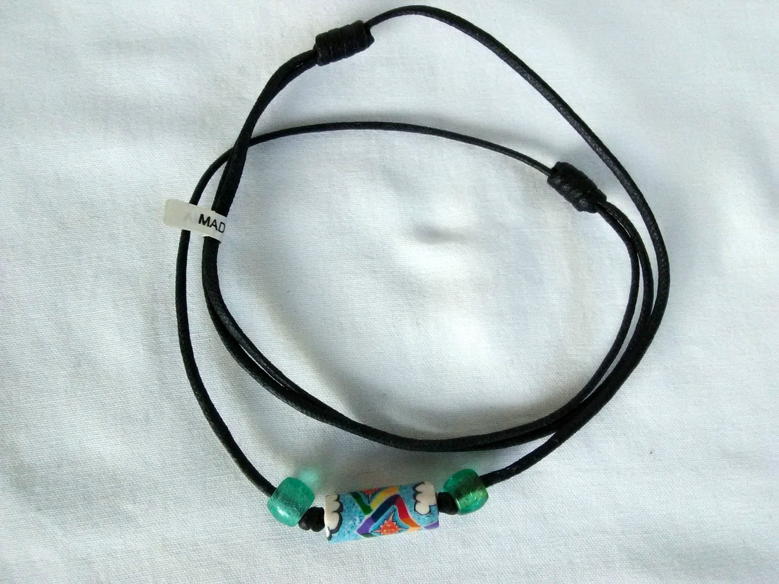 Surfer Skater Punk Ethnic Tribal Unisex Beaded Necklace 26″ Adj US Seller New
