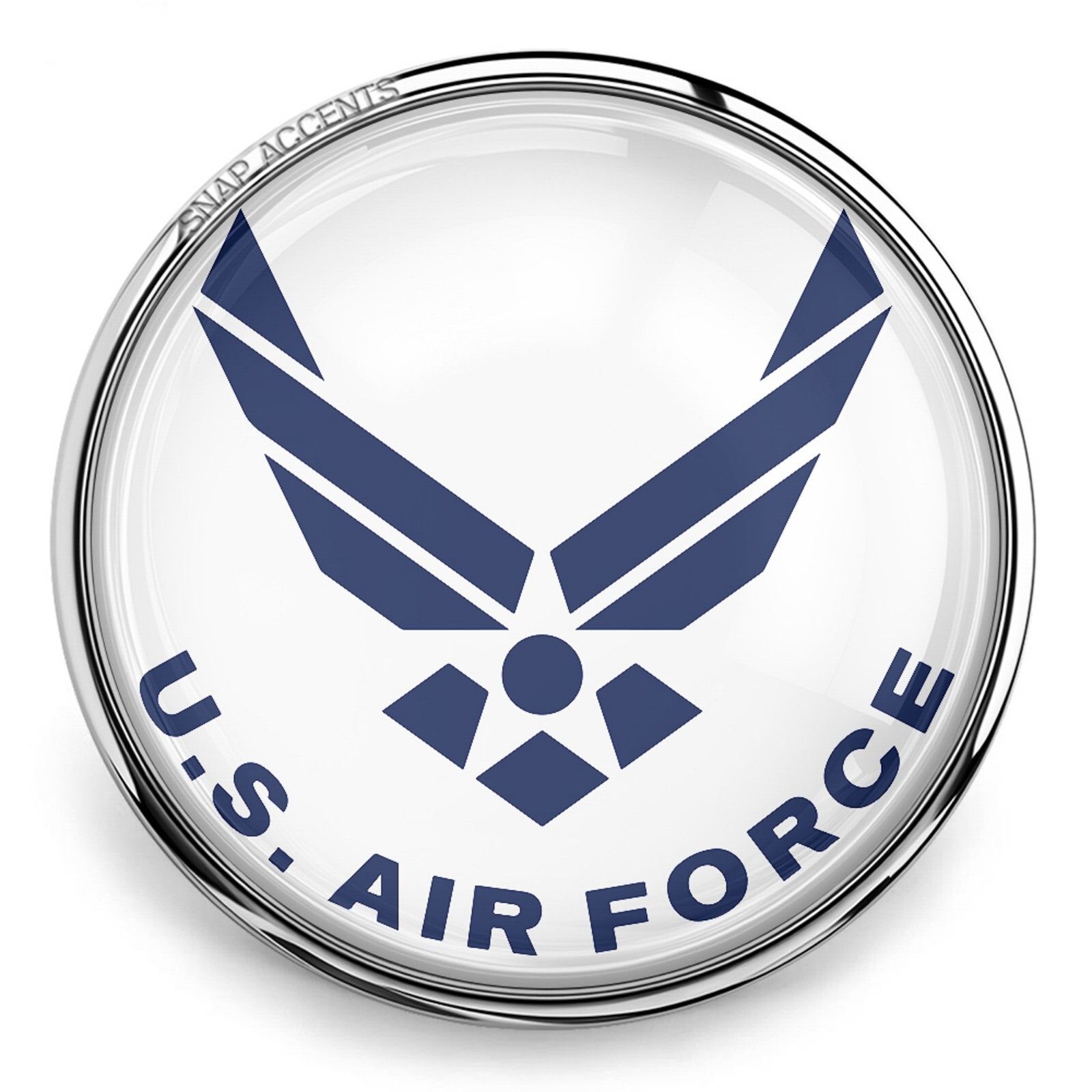 USA Military Snap Jewelry 18MM Ginger Charm Marines Army Air Force Snap Button
