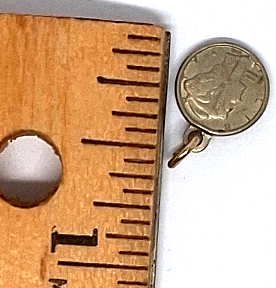 Replica Miniature 1914 Silver Mercury Dime Pendant