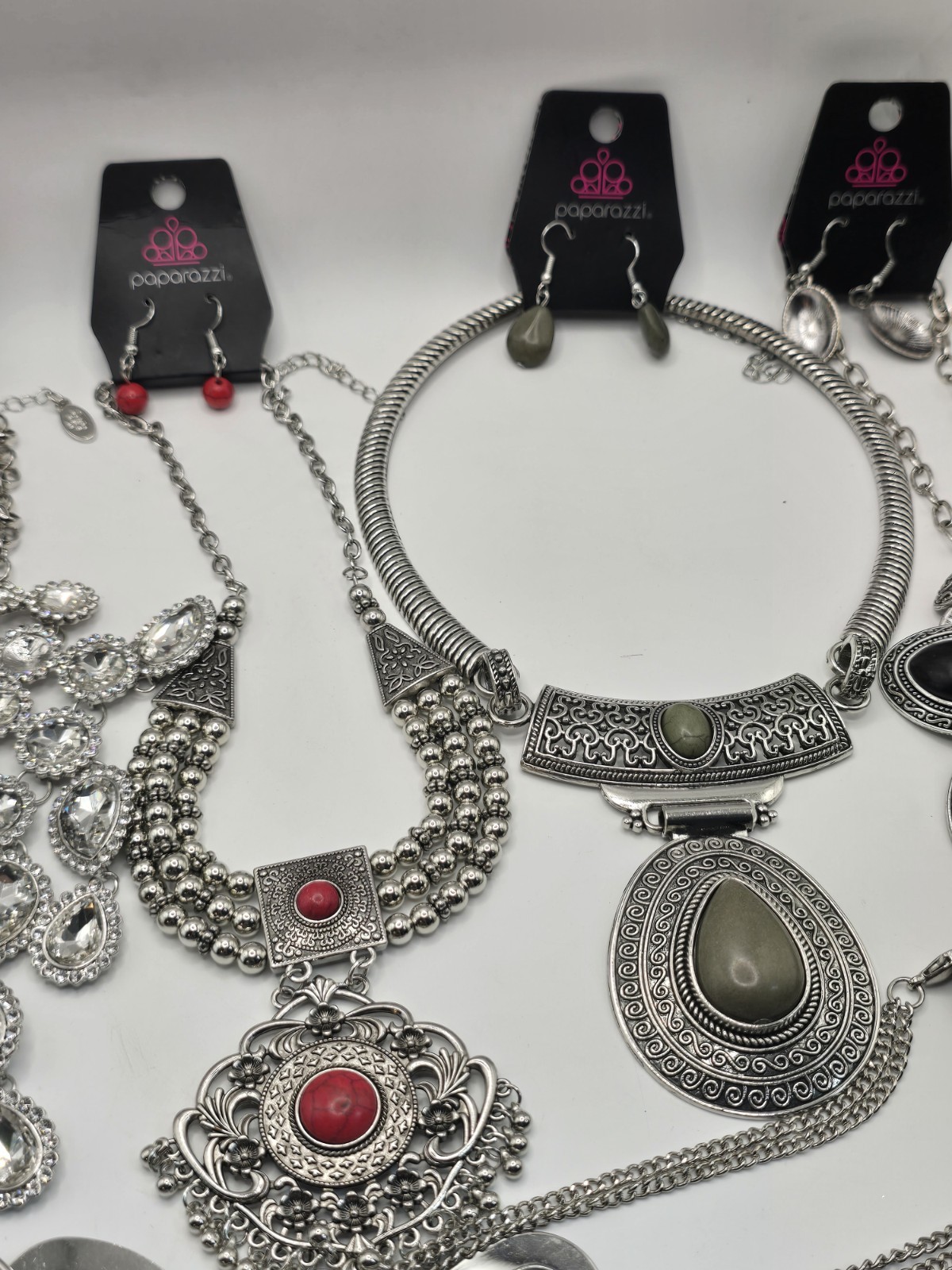Paparazzi Zi Collection Jewelry Lot 5 Necklace Earring Sets Statement Boho Rhine