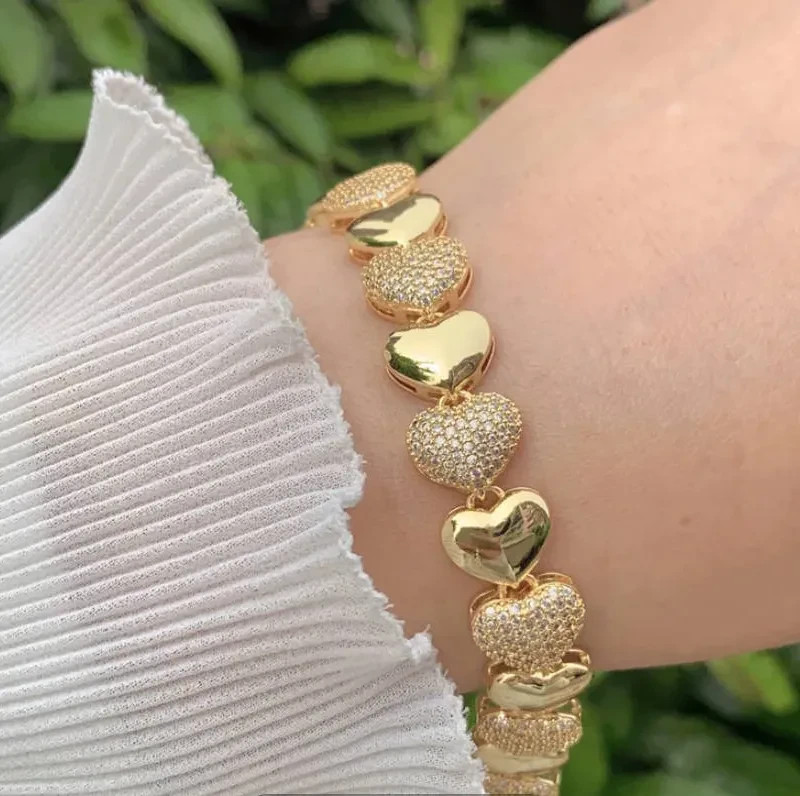 Ladies Designer Fashion Zircon Costume Bracelet 3 Styles