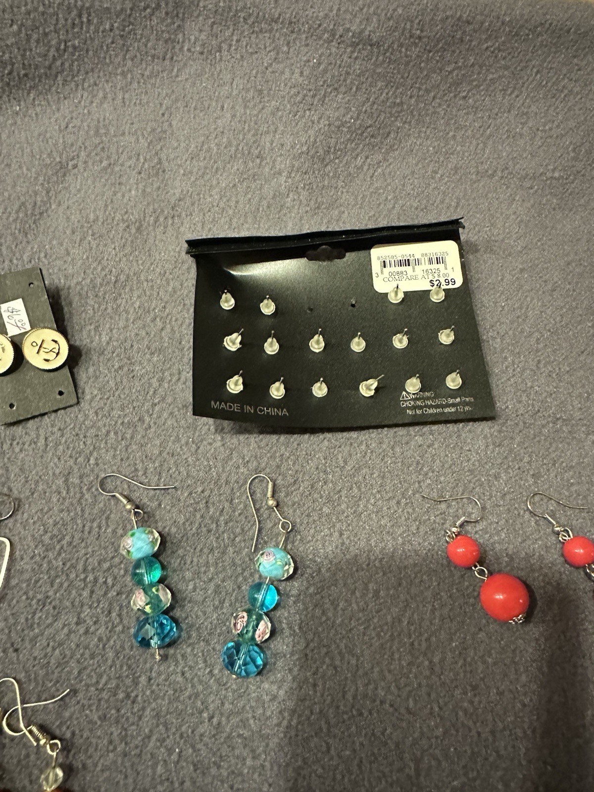 Vintage lot 30 pair pierced earrings costume jewelry bundle Sugarfix baublebar