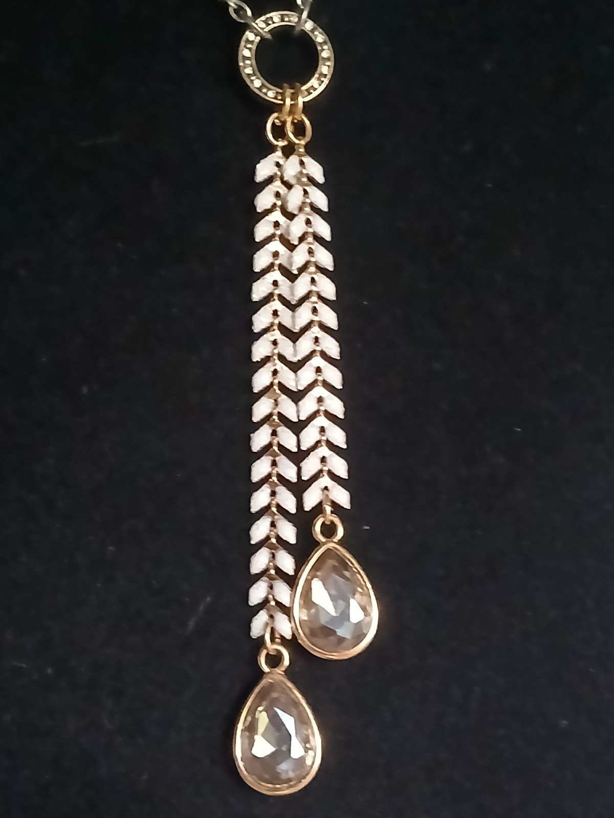 Stunning Premier Designs Glisten Necklace 34″ Nice