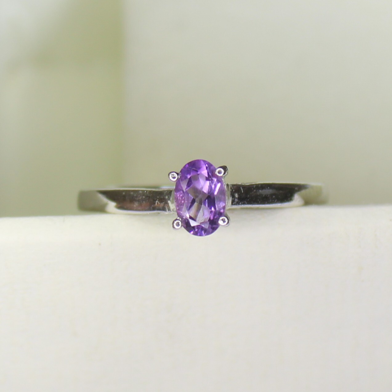 Natural Purple Amethyst Vintage Ring With 925 Sterling Silver ALL SIZE AVAILABLE