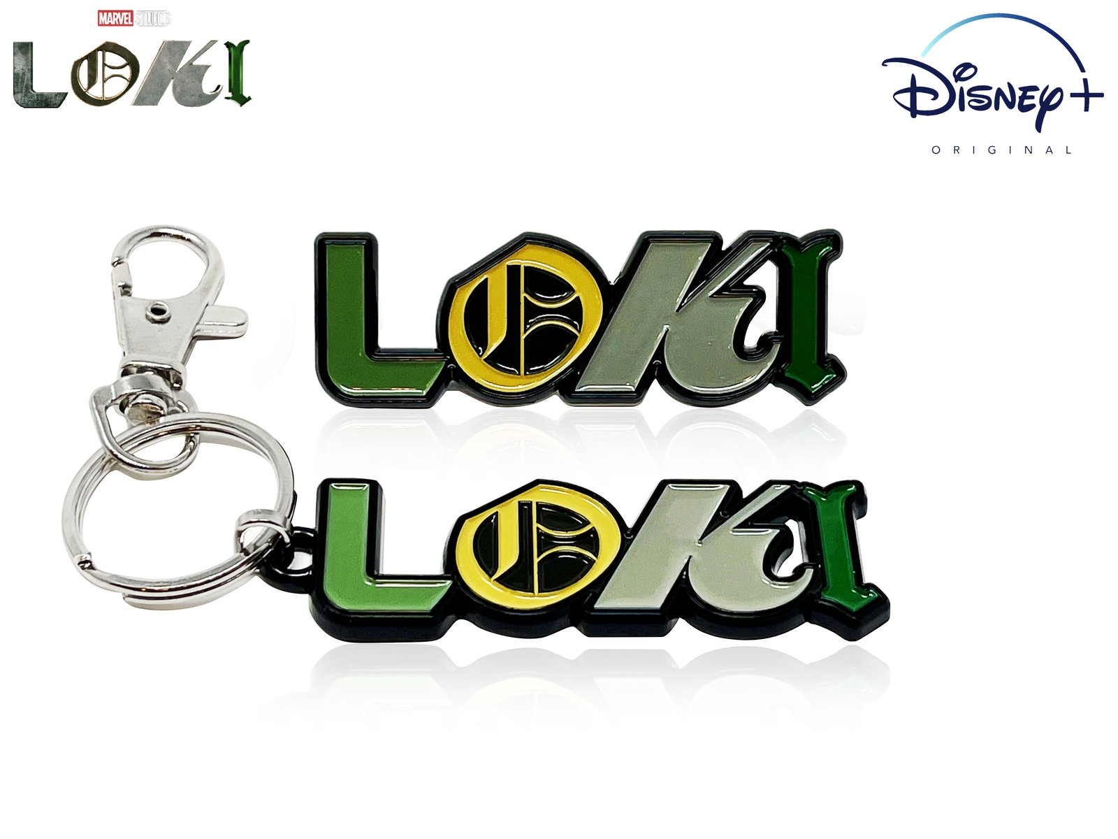 Official Marvel’s LOKI LOGO, Disney+ Exclusive LOKI LOGO – 2 cm x 5.75 cm