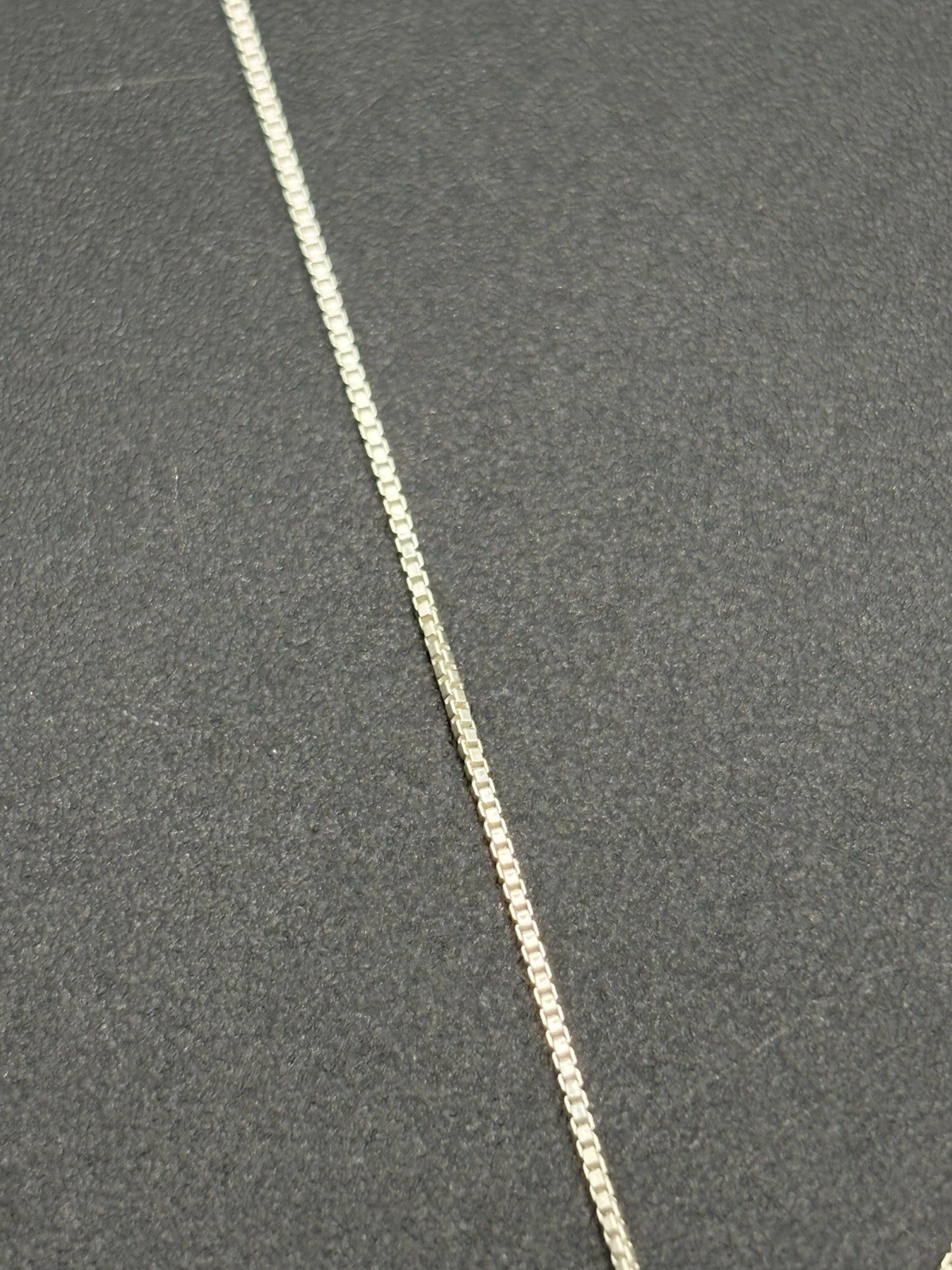 18″ Sterling Silver Cubic Zirconia Ladder Pendant Necklace 4 Grams F17