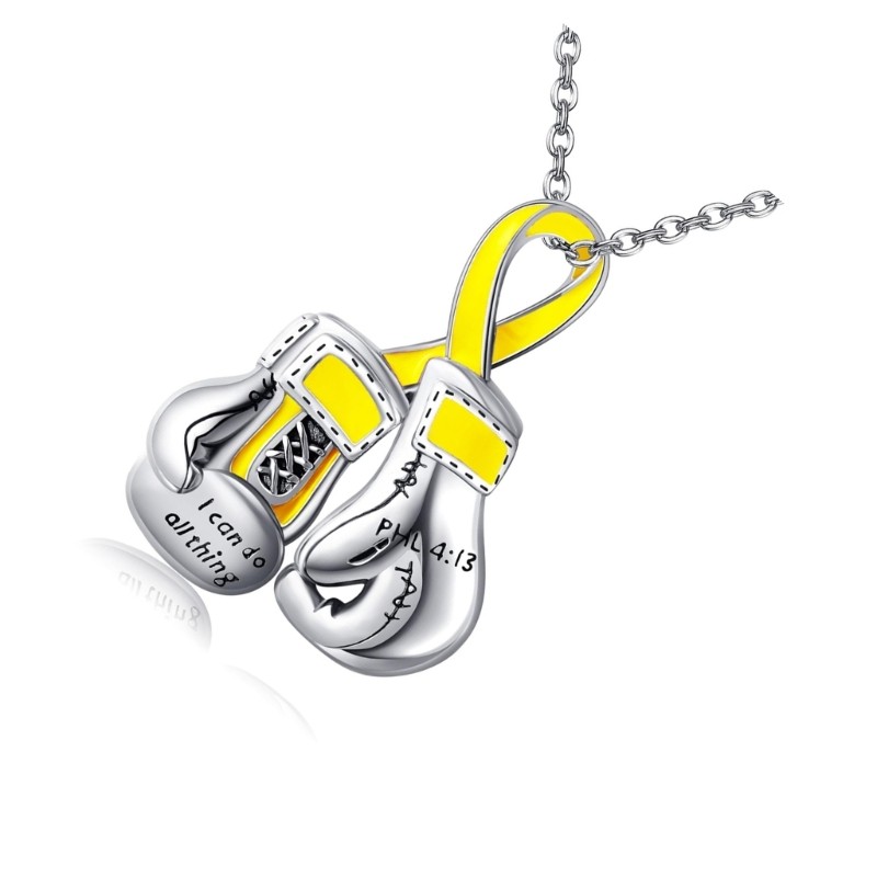 Sophisticated Breast Awareness Pendant Necklace Jewelry For Casual Formal Outfit