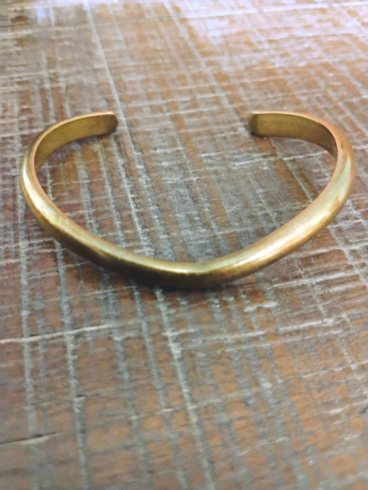Vintage Brass tone Cuff Bracelet Twisted Boho Style Fashion Jewelry
