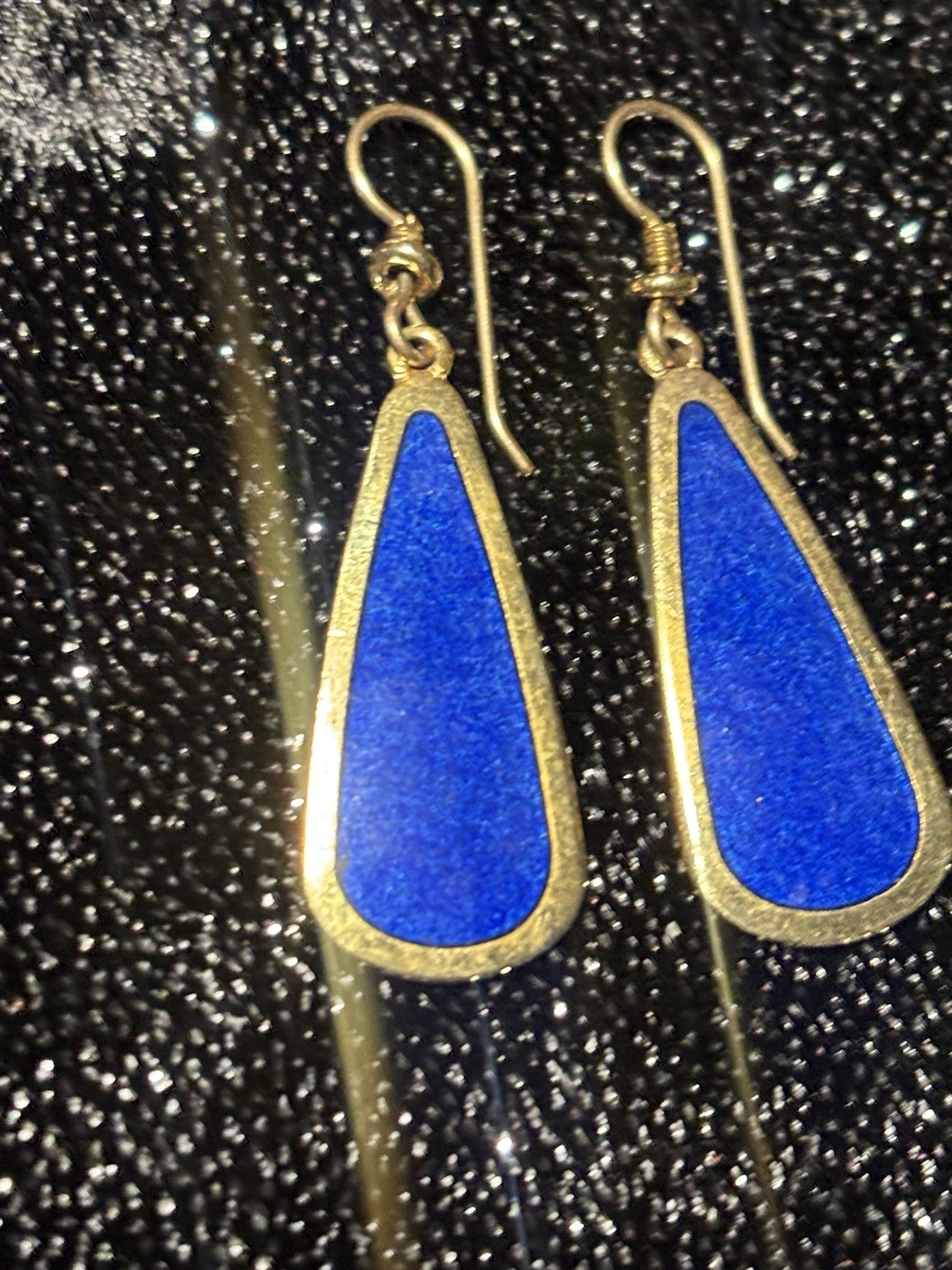 Laurel Burch Blue Teardrop Earrings