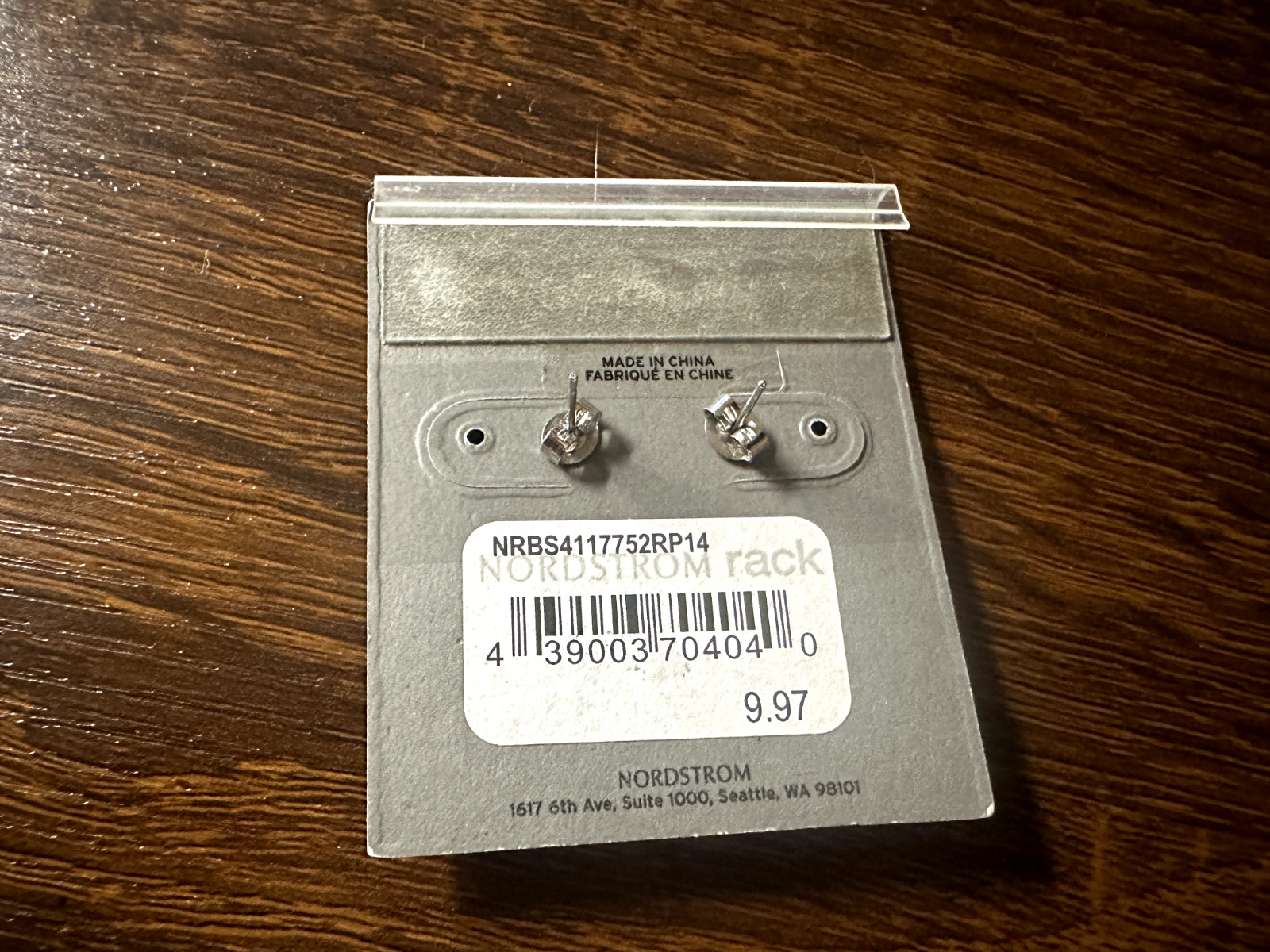 Nordstrom Sterling Silver Lightning Bolt 2 CTW, Cubic Zerconia, Nickle Free