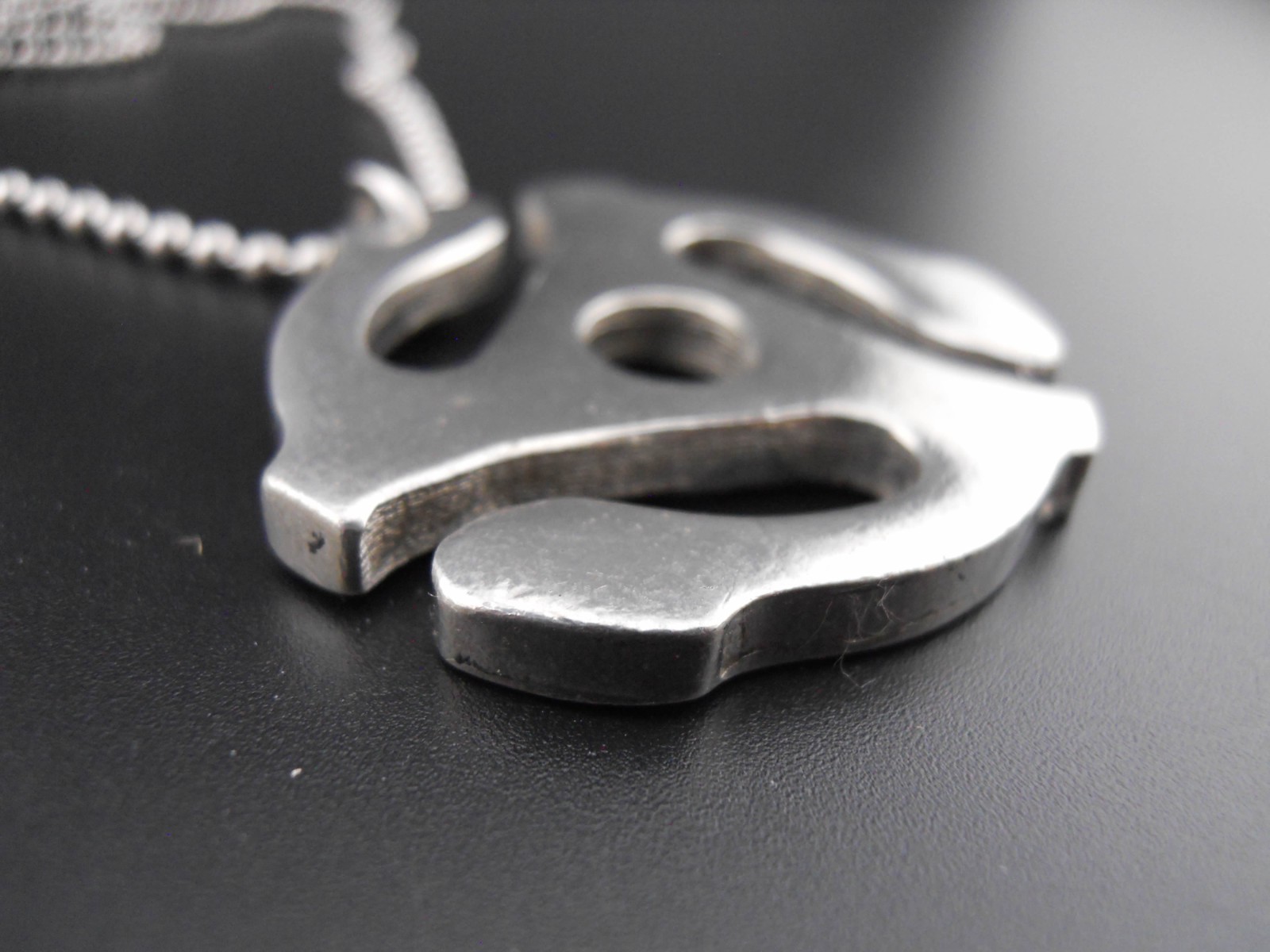 Record Spindle Adapter Necklace Stainless Chain New Pendant 45 rpm Insert