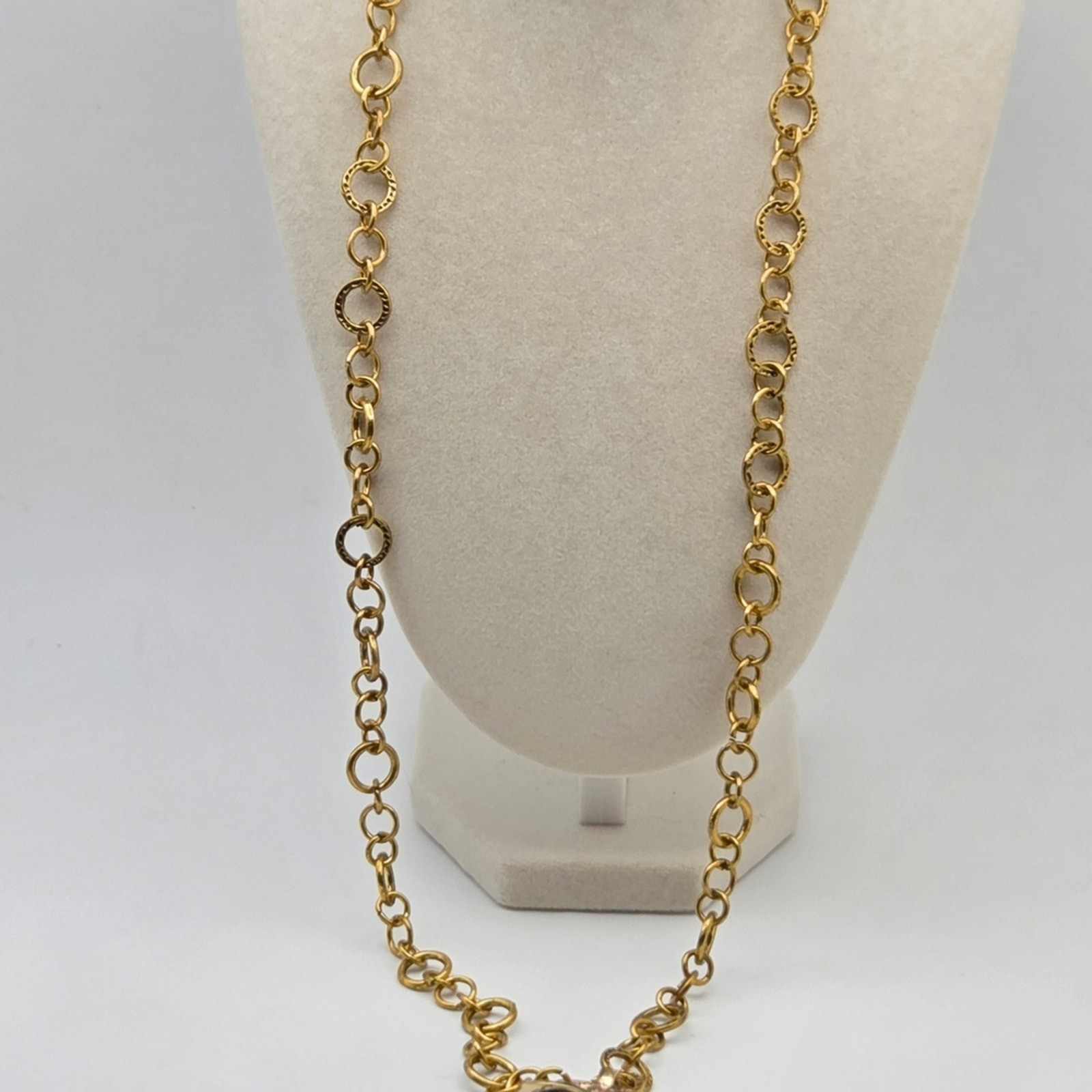 Vintage-Style Pave Crystal & Enamel Owl Statement Necklace