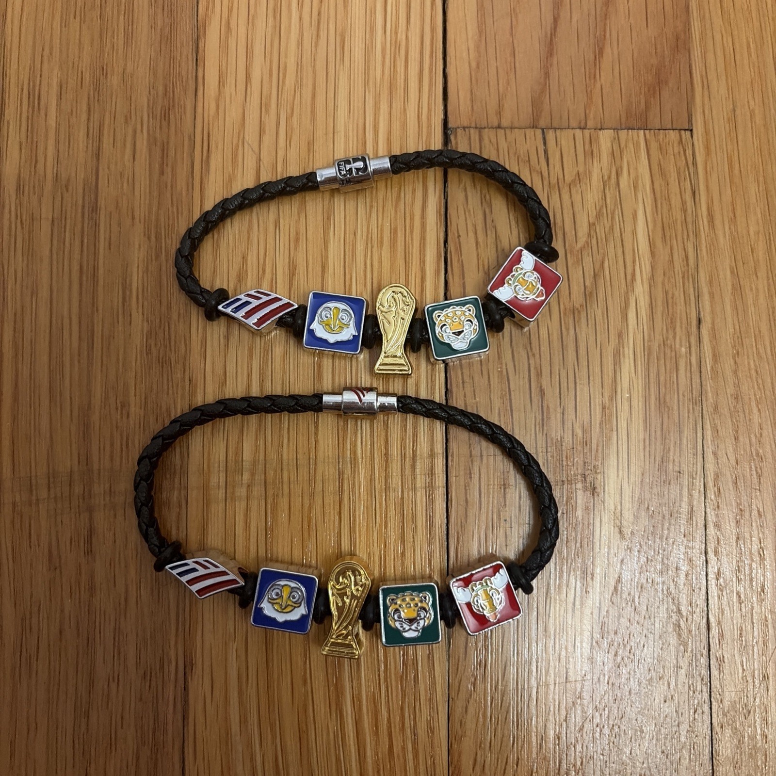 2026 FIFA World Cup Charm Bank of America Bracelet SET OF 2! SIZE S & SIZE L