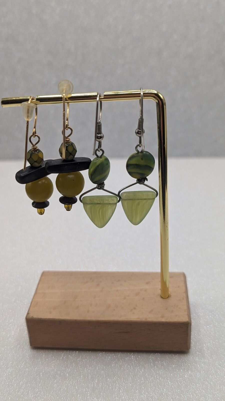 Two Pretty Pairs Of Dangle Earrings