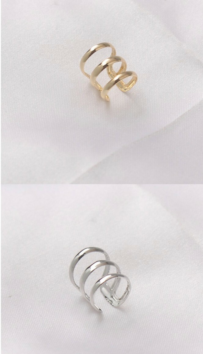 New style of ancient complex hollow U-shaped clip Earrings non pierced ear bone