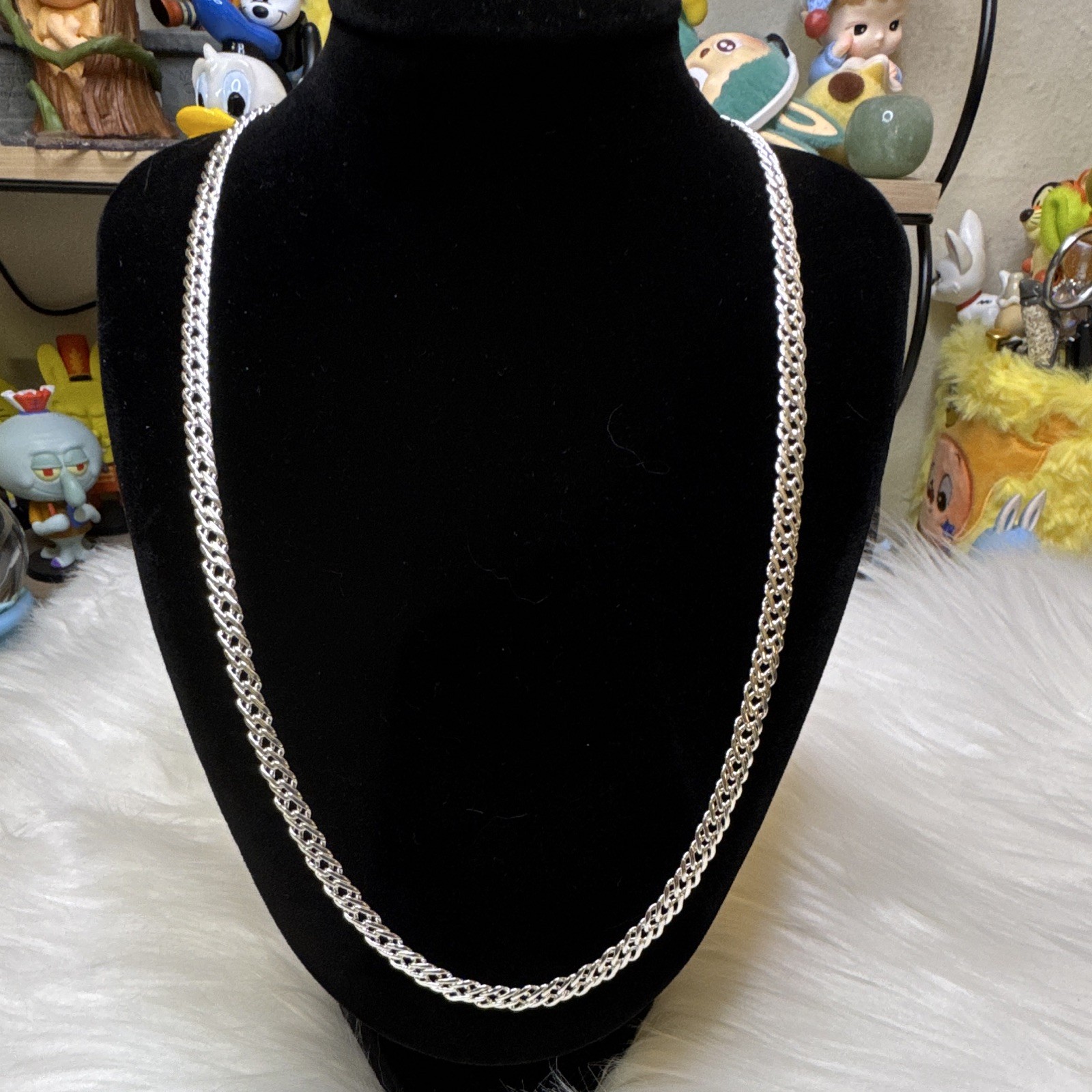 Bismark Chain Necklace 14K White Gold Filled, 19.5inch, 5mm