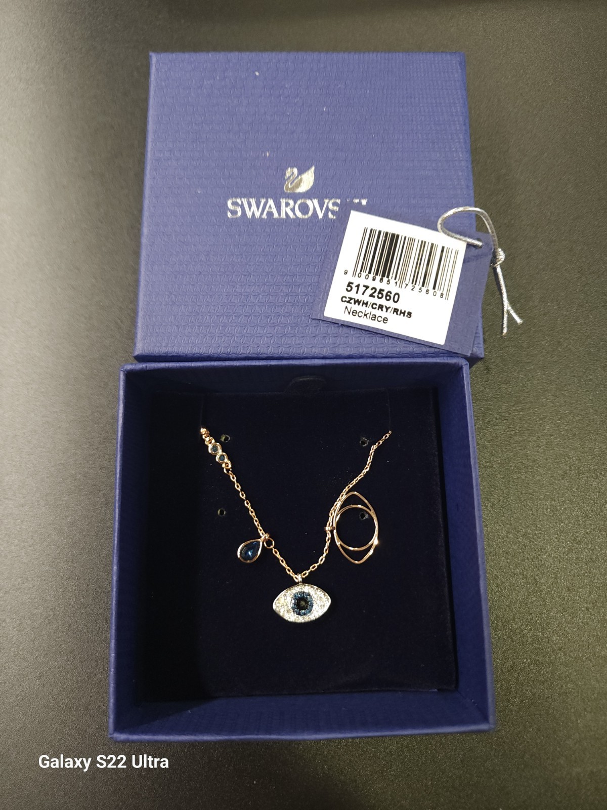 Swarovski Duo Evil Eye Pendant 5172560